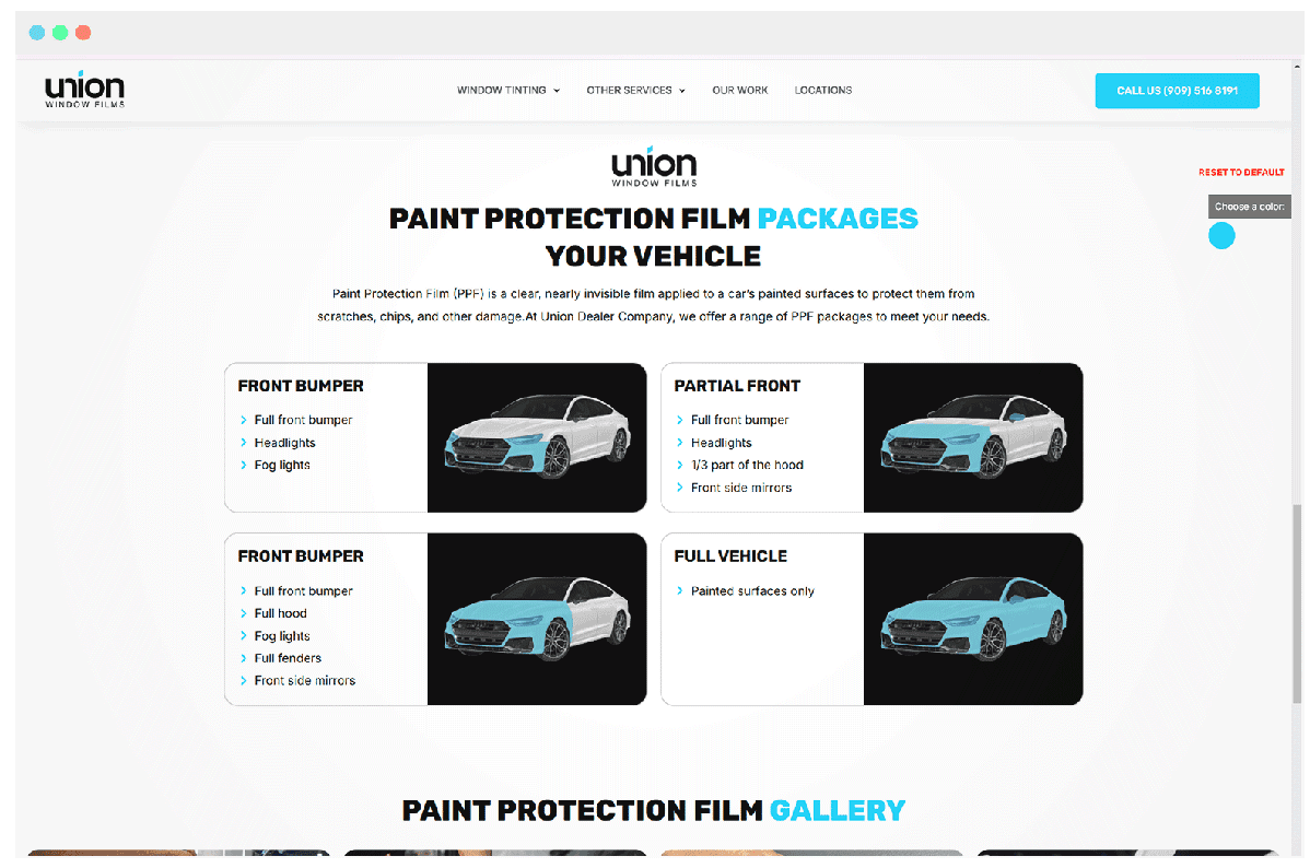 Add-ons website page preview thumbnail