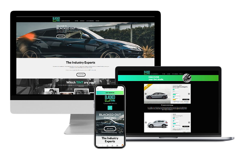 Window Tinting Website Template Optimized For Conversions Union